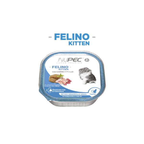 Lata Alimento Húmedo Nupec Kitten