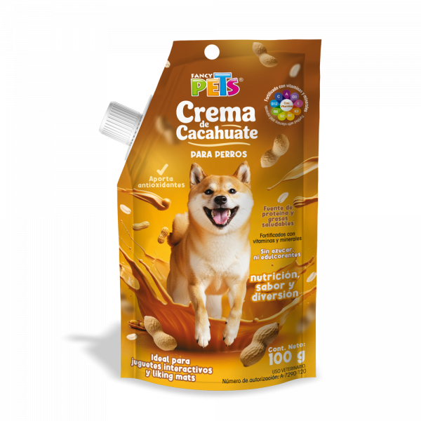 Crema de Cacahuate para Perros 100 gr
