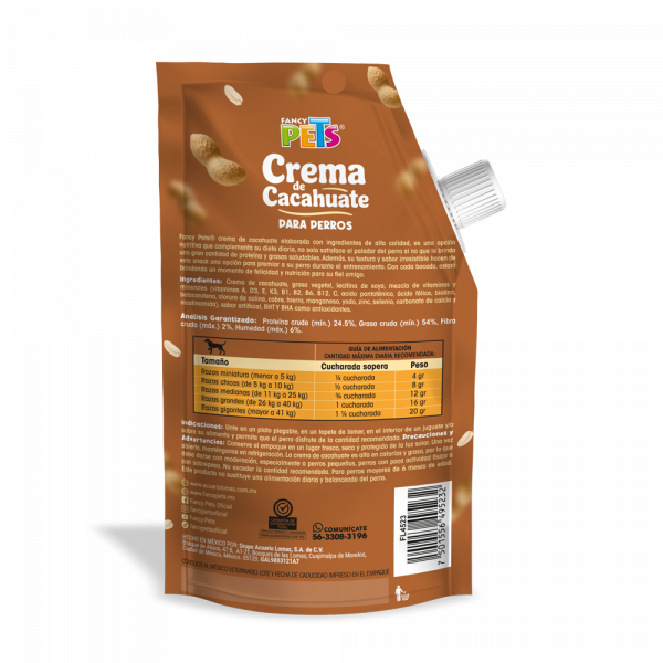 Crema de Cacahuate para Perros 100 gr